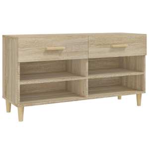 vidaXL kingakapp, Sonoma tamm, 102 x 35 x 55 cm, tehispuit