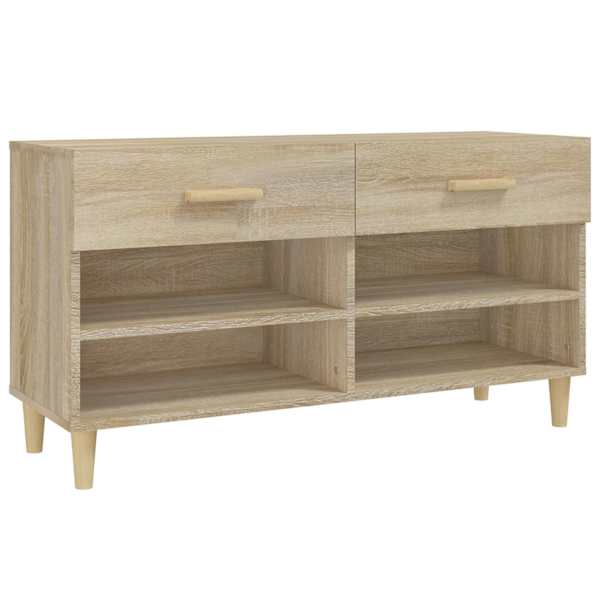 vidaXL kingakapp, Sonoma tamm, 102 x 35 x 55 cm, tehispuit
