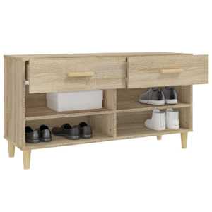 Botník dub sonoma 102 x 35 x 55 cm kompozitní dřevo - obrázek 5
