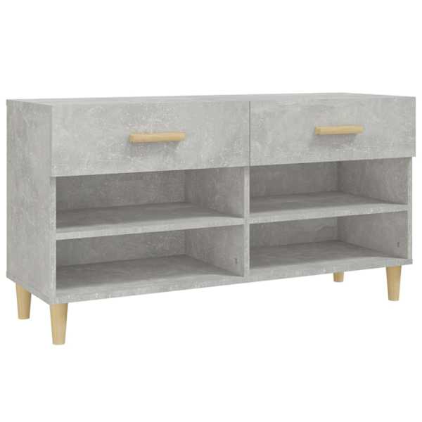 vidaXL kingakapp, betoonhall, 102 x 35 x 55 cm, tehispuit
