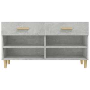 Botník betonově šedý 102 x 35 x 55 cm kompozitní dřevo - obrázek 6