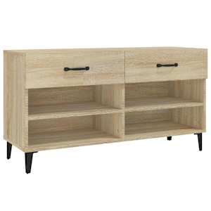 vidaXL kingakapp, Sonoma tamm, 102 x 35 x 55 cm, tehispuit