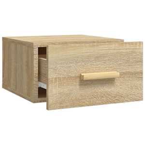 Nástěnné noční stolky 2 ks dub sonoma 35 x 35 x 20 cm - obrázek 7