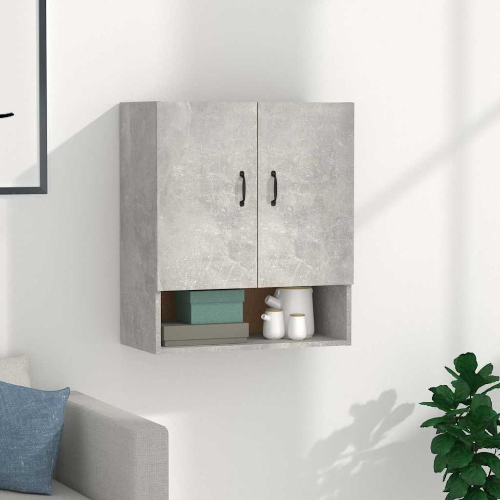 vidaXL Szafka wisz�ca, szaro�� betonu, 60x31x70 cm