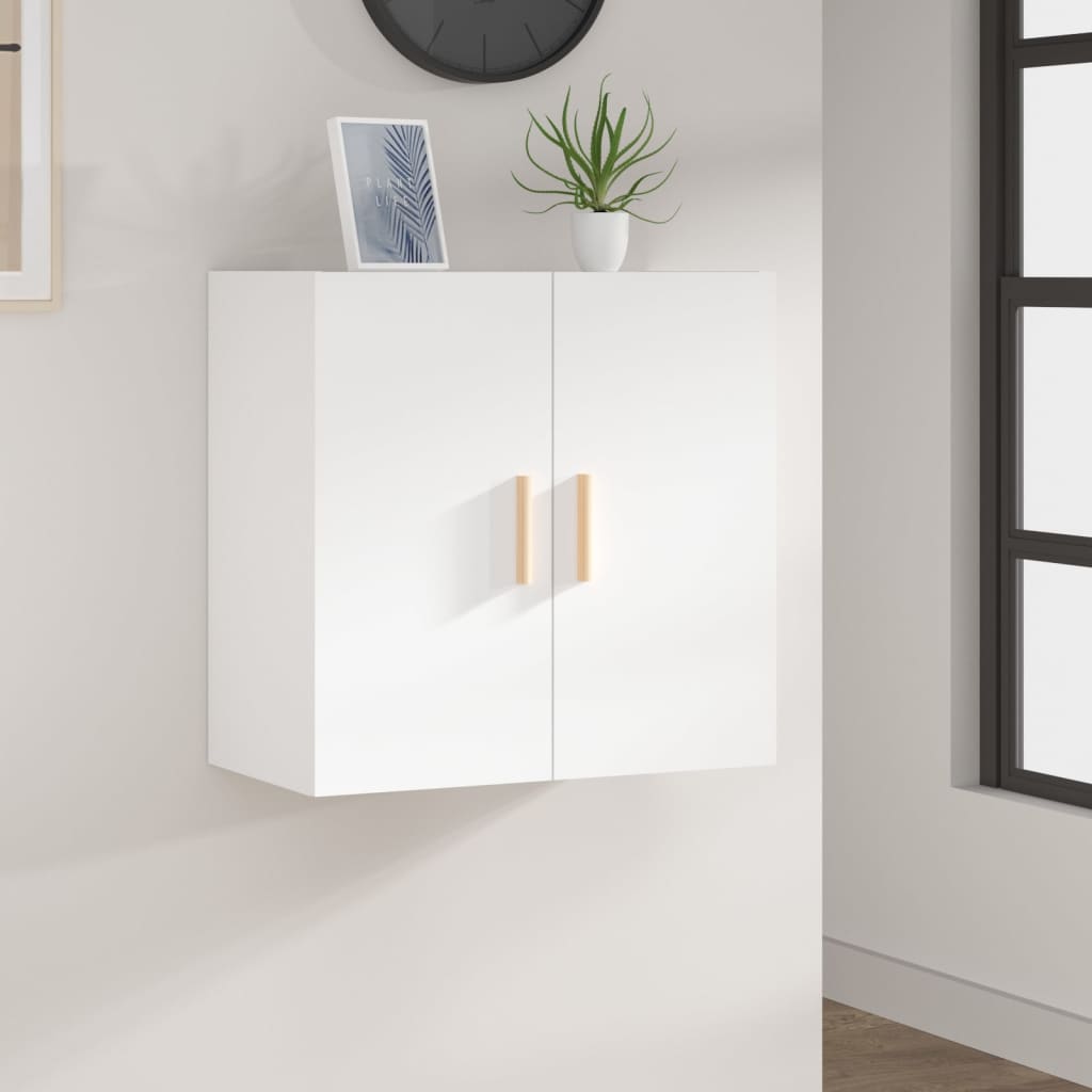 vidaXL Dulap de perete, alb, 60x30x60 cm, lemn prelucrat