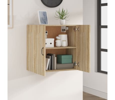 vidaXL vægskab 60x31x60 cm konstrueret træ sonoma-eg