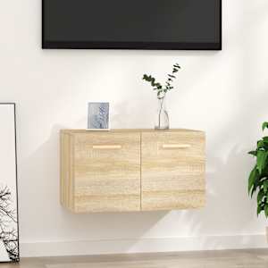 Stenska omarica sonoma hrast 60x36,5x35 cm inženirski les