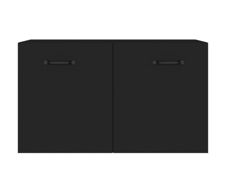 vidaXL Zidni ormarić crni 60 x 36,5 x 35 cm od konstruiranog drva