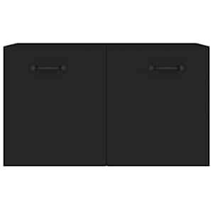 vidaXL Zidni ormarić crni 60 x 36,5 x 35 cm od konstruiranog drva