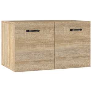 vidaXL seinakapp, Sonoma tamm, 60 x 36,5 x 35 cm, tehispuit