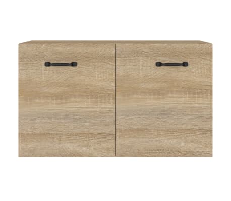 vidaXL sienas skapītis, ozola krāsa, 60x36,5x35 cm, inženierijas koks