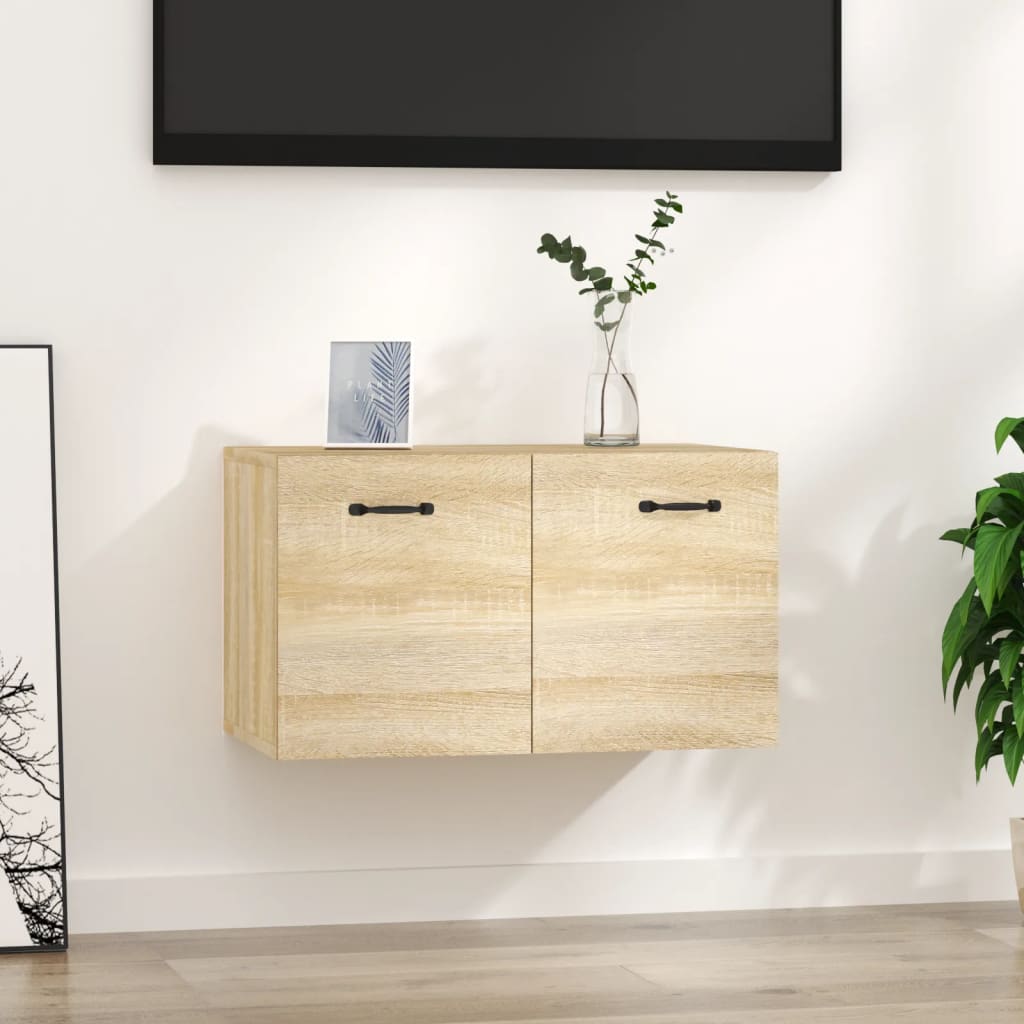 vidaXL Szafka wisz�ca, d�b sonoma, 60x36,5x35 cm