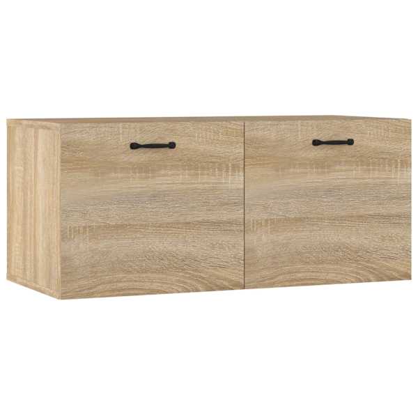 vidaXL seinakapp, Sonoma tamm, 680 x 36,5 x 35 cm, tehispuit