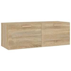 vidaXL seinakapp, Sonoma tamm, 100x36,5x35 cm, tehispuit