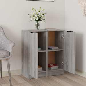 vidaXL Komode 2kom boja hrasta sonome 30x30x70cm od konstruiranog drva
