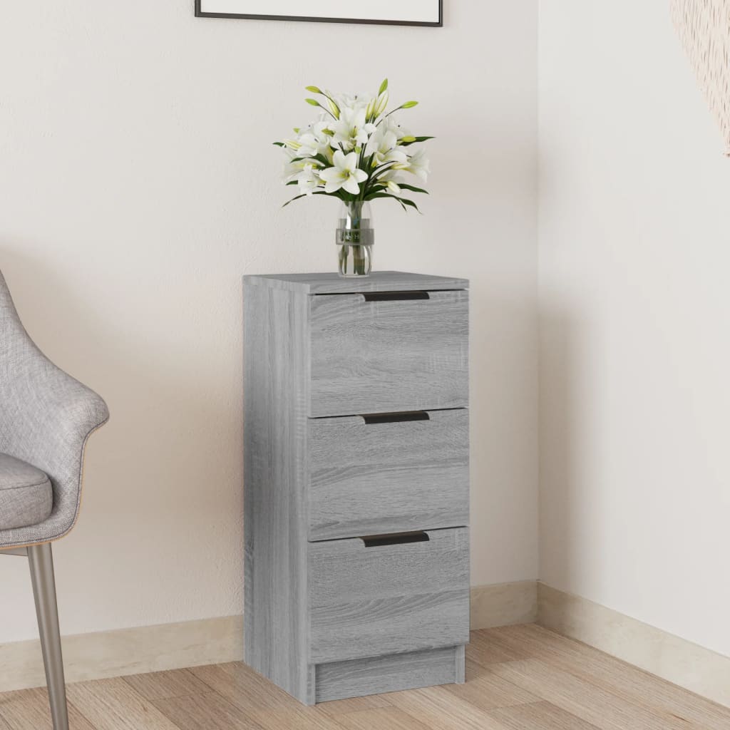 Sideboard Grau Sonoma 30x30x70 cm Holzwerkstoff