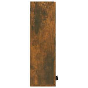 Nástěnná koupelnová skříňka kouřový dub 32 x 20 x 67 cm - obrázek 7