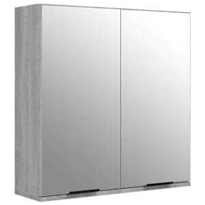 vidaXL vannitoa peegelkapp, hall Sonoma tamm, 64 x 20 x 67 cm