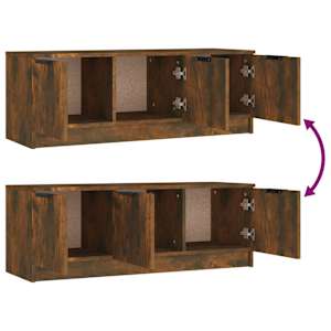 TV skříňka kouřový dub 102 x 35 x 36,5 cm kompozitní dřevo - obrázek 9