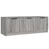 vidaXL telerikapp, hall Sonoma tamm, 102 x 35 x 36,5 cm, tehispuit