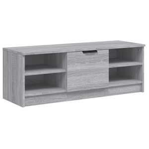 TV skříňka šedá sonoma 102 x 35,5 x 36,5 cm kompozitní dřevo - obrázek 2