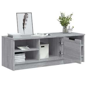 TV skříňka šedá sonoma 102 x 35,5 x 36,5 cm kompozitní dřevo - obrázek 5