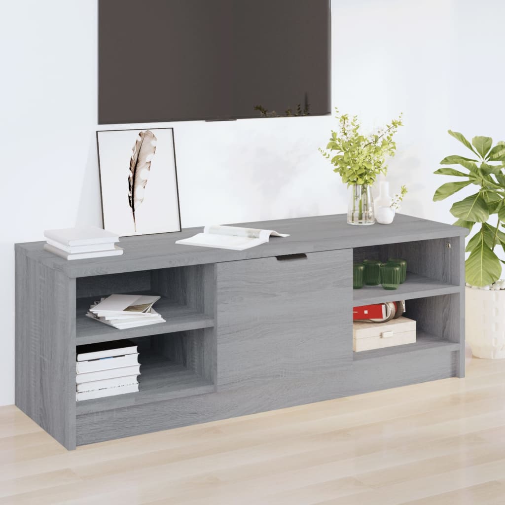 vidaXL Szafka pod telewizor, szary db sonoma, 102x35,5x36,5 cm