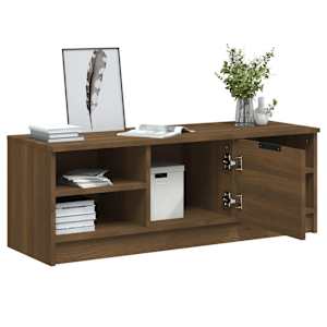 TV skříňka hnědý dub 102 x 35,5 x 36,5 cm kompozitní dřevo - obrázek 5