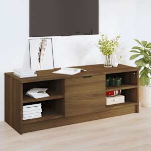TV skříňka hnědý dub 102 x 35,5 x 36,5 cm kompozitní dřevo - obrázek 1