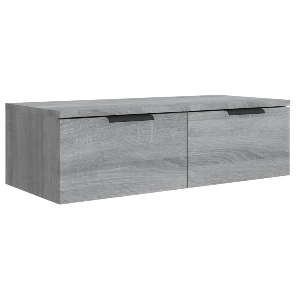 E-shop vidaXL Nástenná skrinka sivý dub sonoma 68x30x20 cm spracované drevo