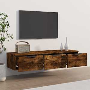Nástěnná skříňka kouřový dub 102 x 30 x 20 cm kompozitní dřevo - obrázek 3