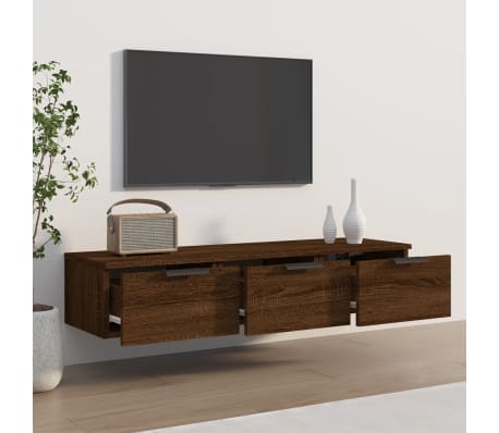 vidaXL Zidni ormarić boja smeđeg hrasta 102x30x20 cm konstruirano drvo