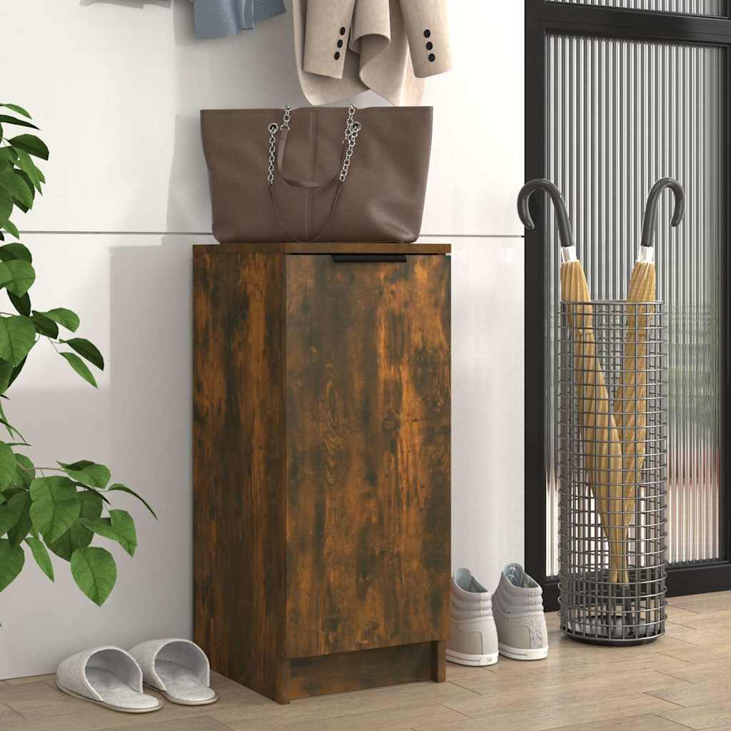 vidaXL P�ka na buty, przydymiony d�b, 30x35x70 cm