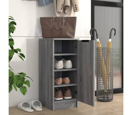 vidaXL Kenk&auml;kaappi harmaa Sonoma 30x35x70 cm tekninen puu