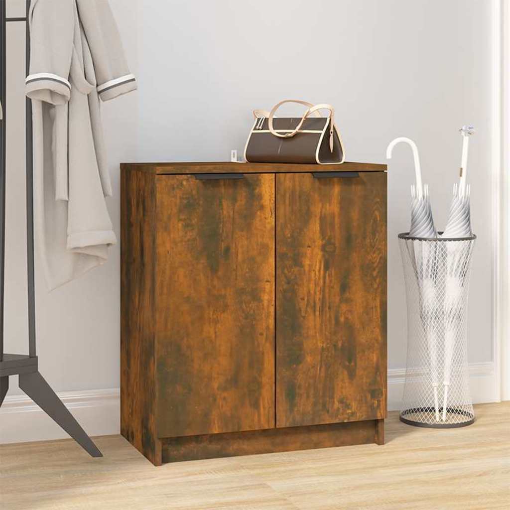 vidaXL Szafka na buty, przydymiony d�b, 59x35x70 cm