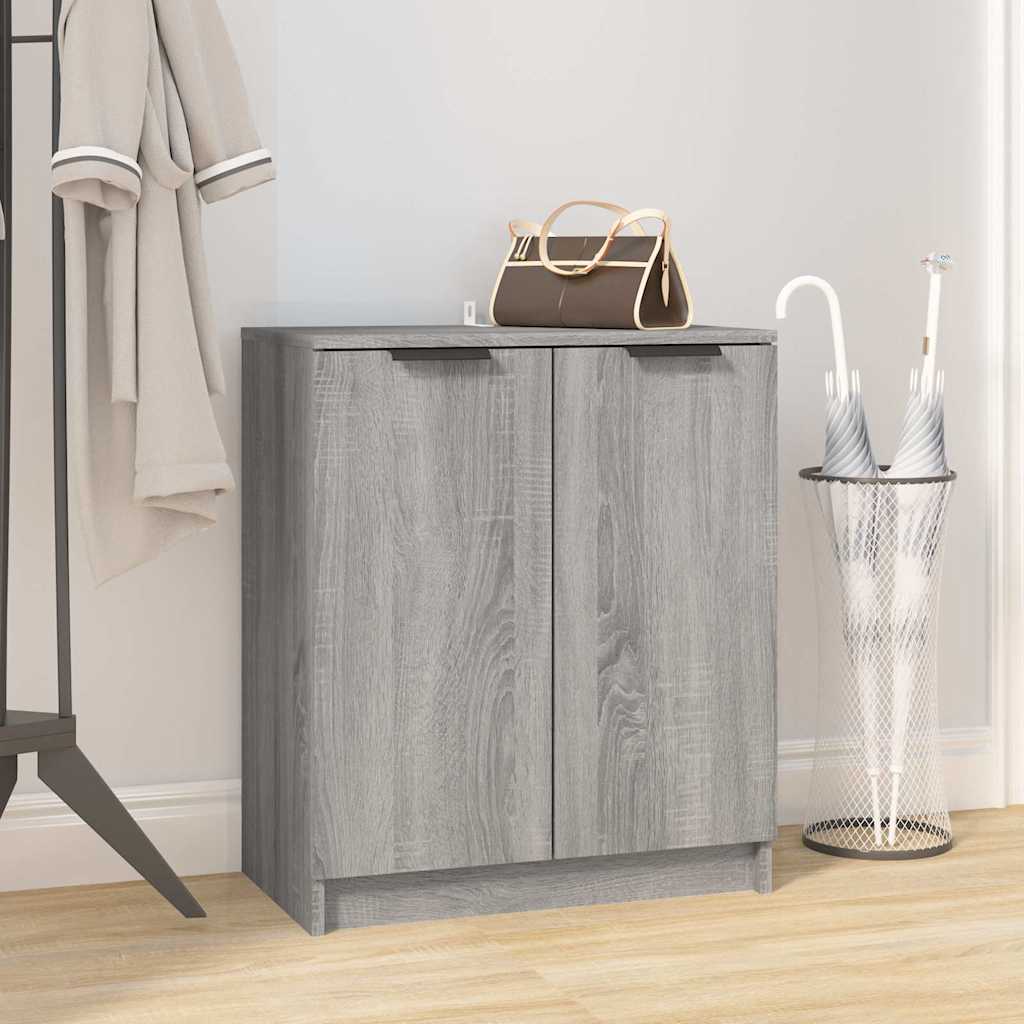 vidaXL Szafka na buty, szary d�b sonoma, 59x35x70 cm