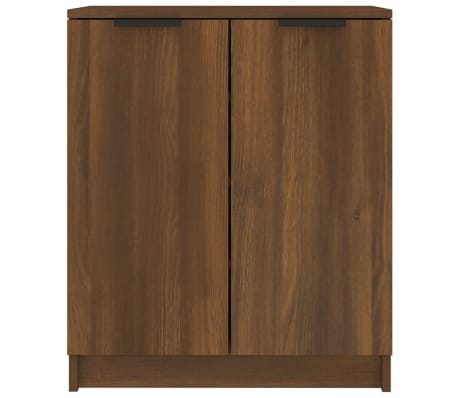 vidaXL Kenk&auml;teline ruskea tammi 59x35x70 cm tekninen puu