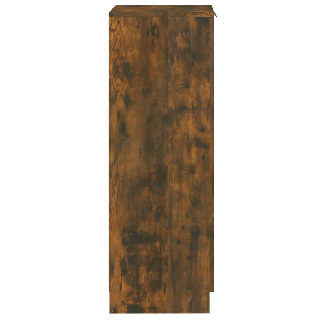 Pantofar, stejar fumuriu, 30x35x100 cm, lemn compozit