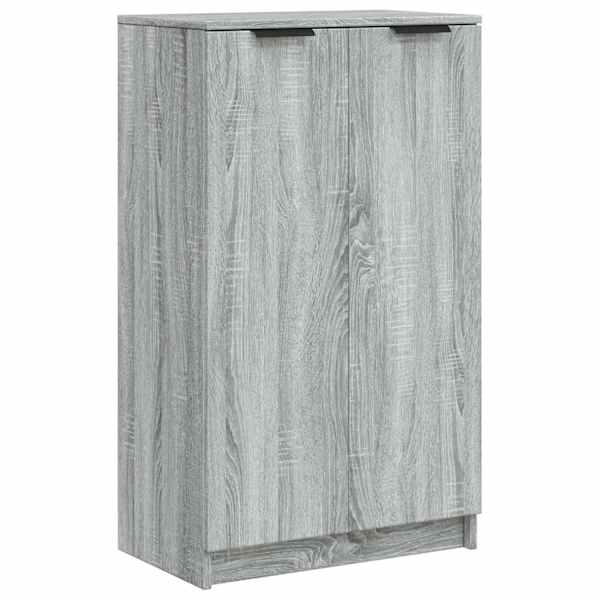vidaXL jalatsikapp, hall Sonoma tamm, 59x35x100 cm, tehispuit