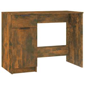 Psací stůl kouřový dub 100 x 50 x 75 cm kompozitní dřevo - obrázek 2