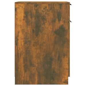 Skříňka k psacímu stolu kouřový dub 33,5 x 50 x 75 cm kompozit - obrázek 8