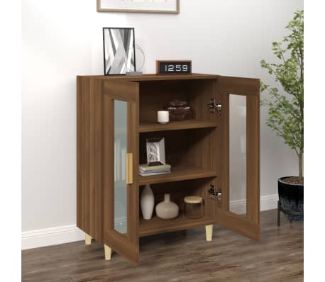 vidaXL Sideboard Braun Eichen-Optik 69,5x34x90 cm Holzwerkstoff