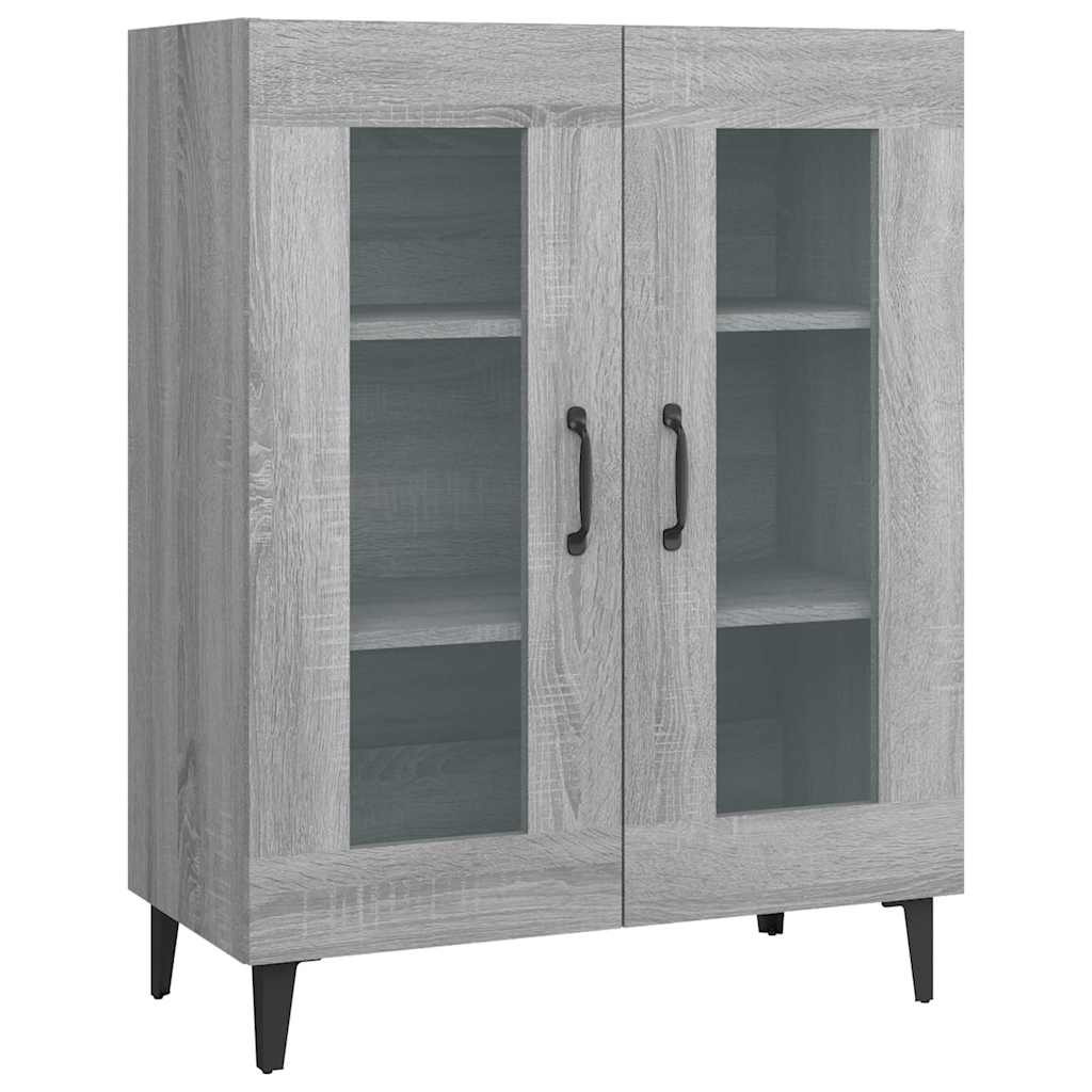 vidaXL Dulap, gri sonoma, 69,5x34x90 cm, lemn compozit
