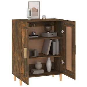 Příborník kouřový dub 69,5 x 34 x 90 cm kompozitní dřevo - obrázek 5