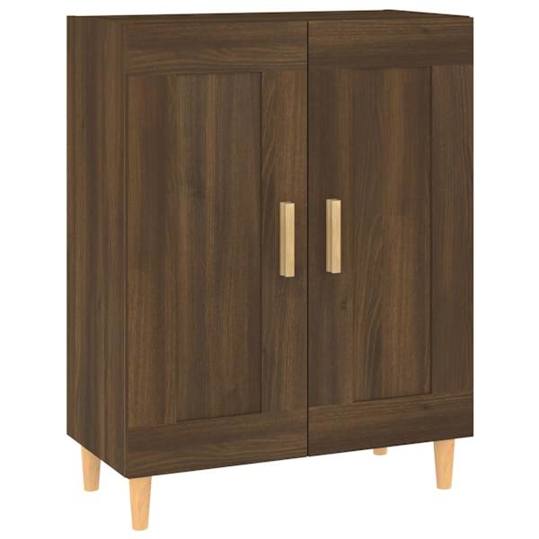 vidaXL puhvetkapp, pruun tamm, 69,5 x 34 x 90 cm, tehispuit