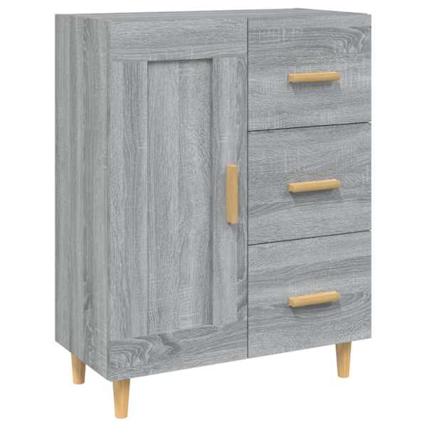 vidaXL puhvetkapp, hall Sonoma tamm, 69,5 x 34 x 90 cm, tehispuit