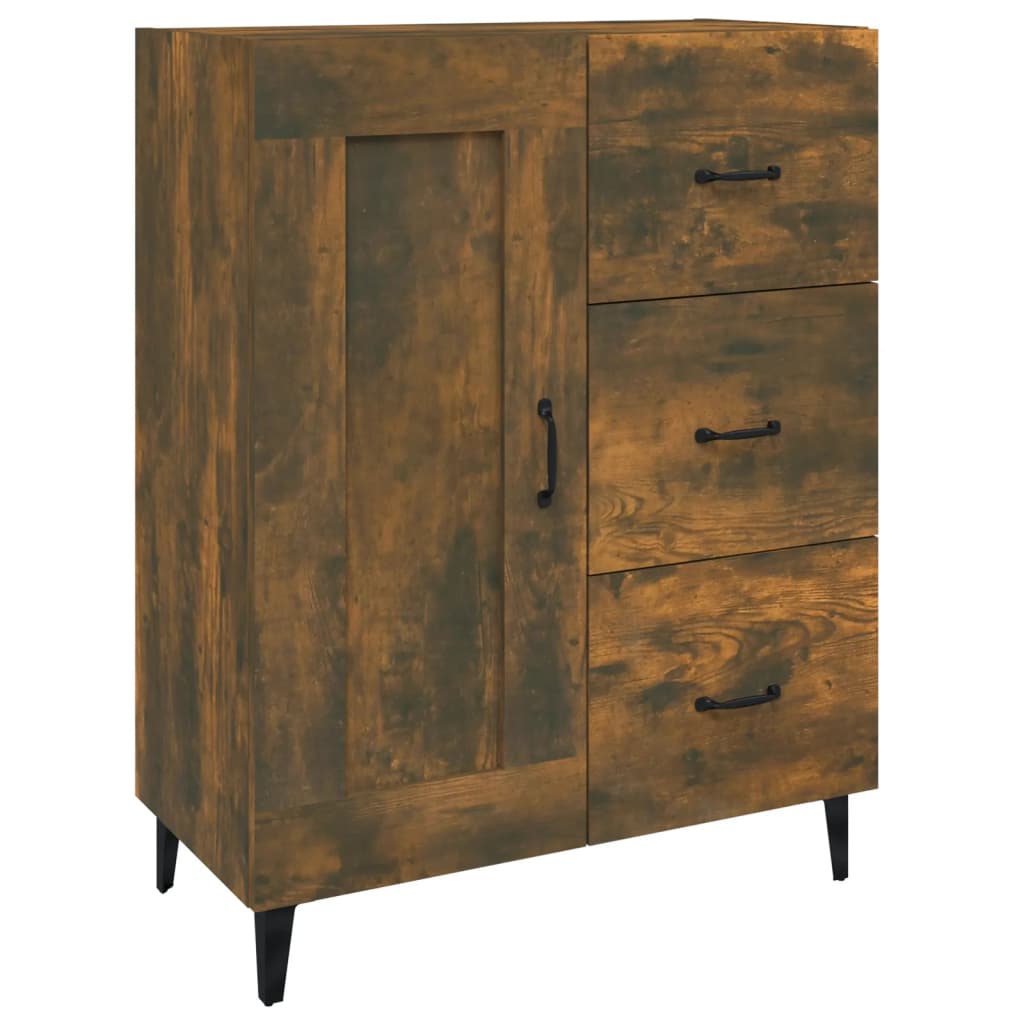 vidaXL Příborník kouřový dub 69,5 x 34 x 90 cm kompozitní dřevo