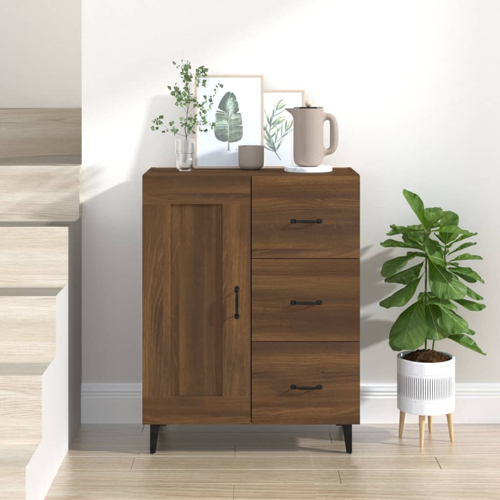 Credenza bassa,Armadietto,Mobile da Cucina Rovere Marrone 69