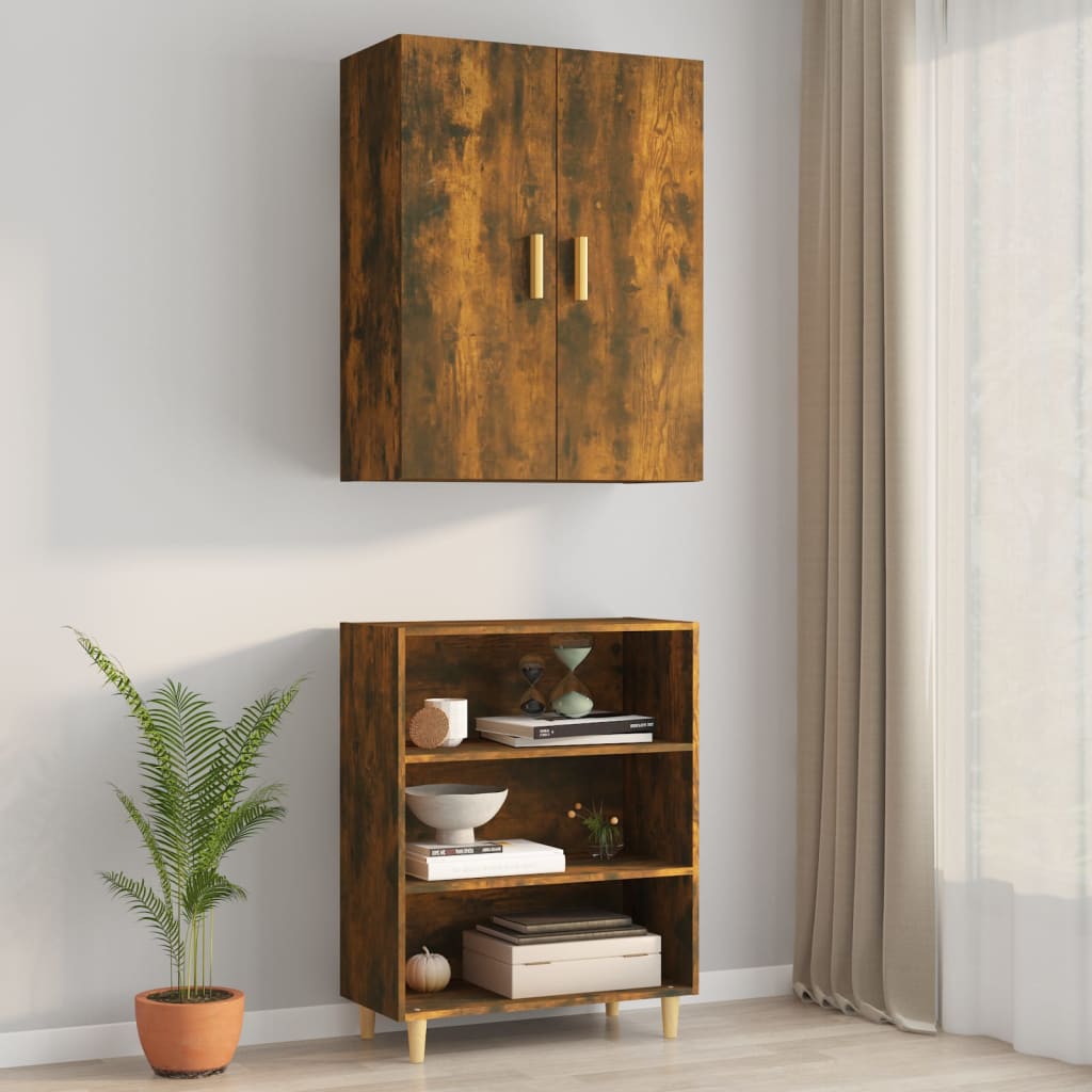 Thumbnail - vidaXL Hängeschrank Räuchereiche 69,5x34x90 cm