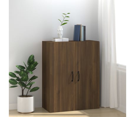 vidaXL Armoire suspendue Ch&ecirc;ne marron 69,5x34x90 cm Bois d'ing&eacute;nierie